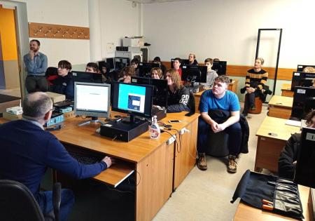 Students of Jelgava Technical School visited the it faculty