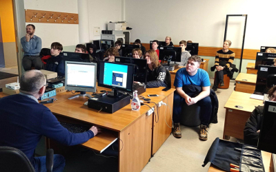 Students of Jelgava Technical School visited the it faculty